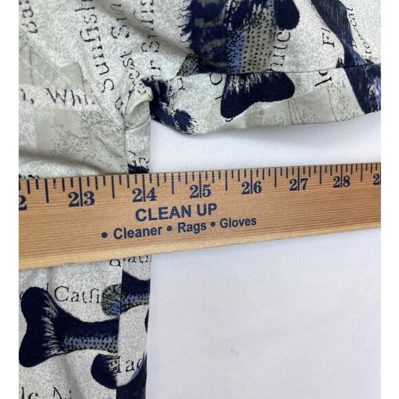 Columbia Mens Large Khaki Short Sleeve Button Down Fish Print Fishing Shirt - Picture 3 of 7